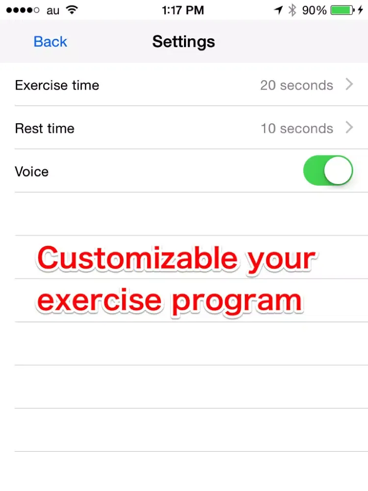 Zrzuty ekranu 4-Minutes Workout Timer iPad 