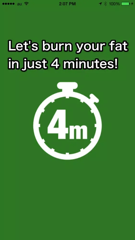 Zrzuty ekranu 4-Minutes Workout Timer