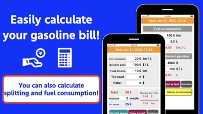 Capturas de tela do How much is the gasoline cost?