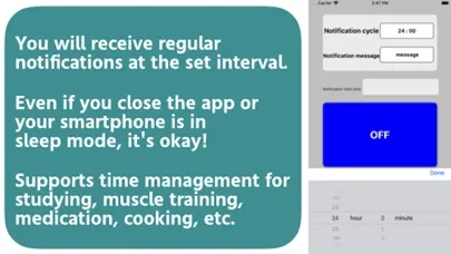 Repeat notification TimerAlarm Screenshots