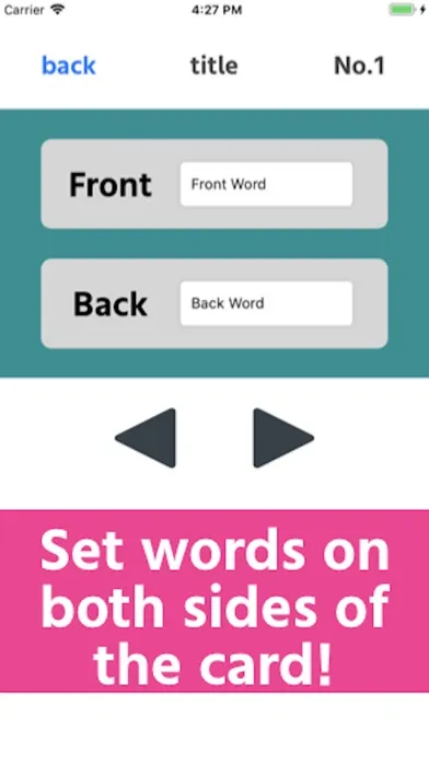 Word memorization card স্ক্রিনশট