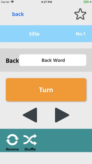 Word memorization card স্ক্রিনশট