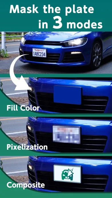 Capturas de tela do Plate Overlay