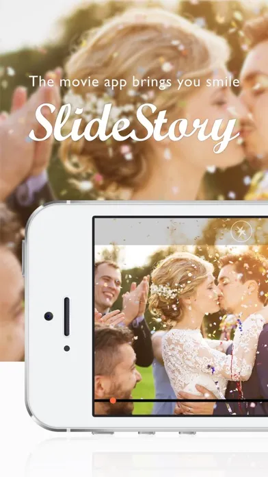 Zrzuty ekranu SlideStory - Create a slideshow movie and a snap video