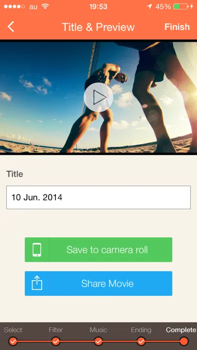 Zrzuty ekranu SlideStory - Create a slideshow movie and a snap video