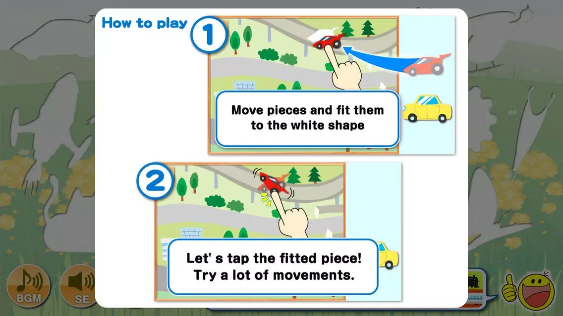 Capturas de pantalla de Moving Jigsaw Puzzle【Free educational app for Toddlers and Kids】