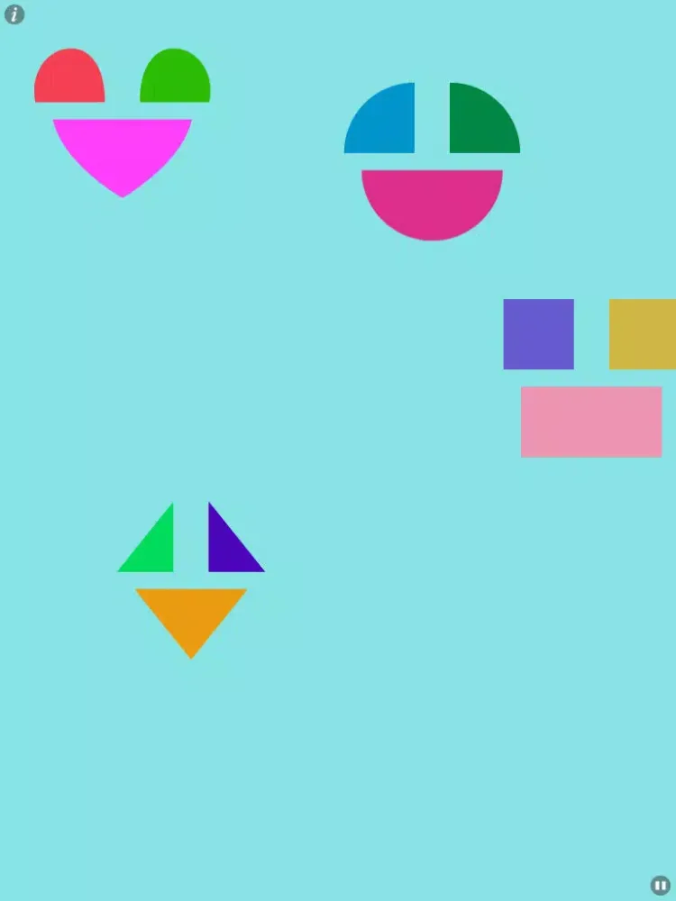 Capturas de pantalla de Touch and Smile! Various Shape for iPad iPad 
