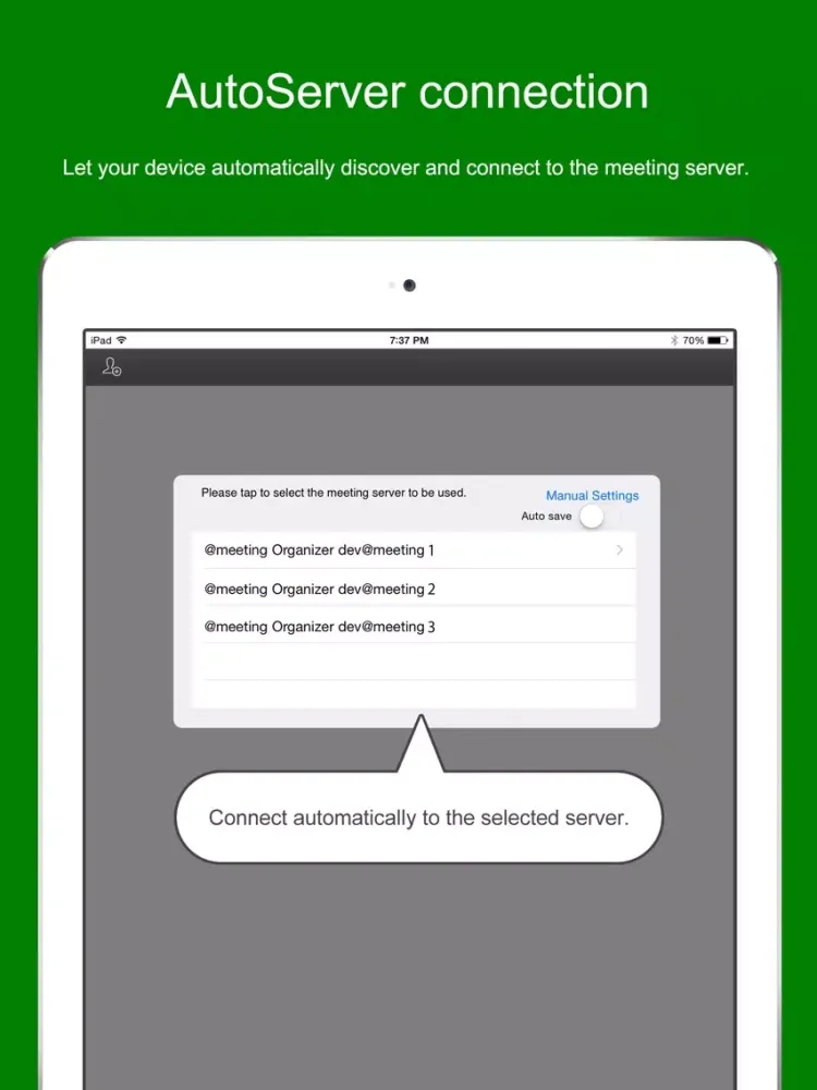 Screenshot di @meeting point iPad 