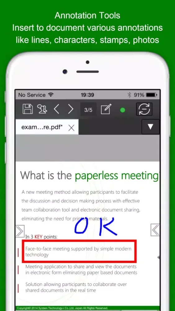 Screenshot di @meeting point