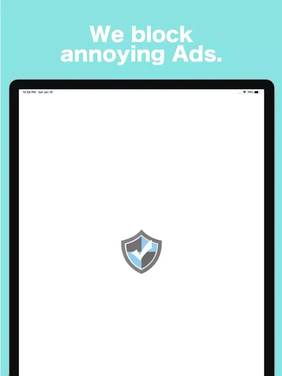 Contents Blocker - A.D SHIELD iPad 應用截圖