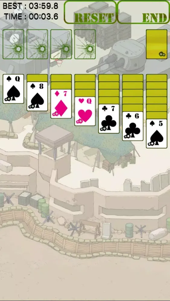 War with Solitaire スクリーンショット