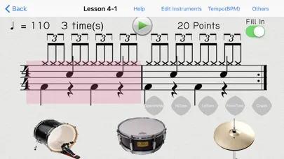 ภาพหน้าจอของ My Little Drum