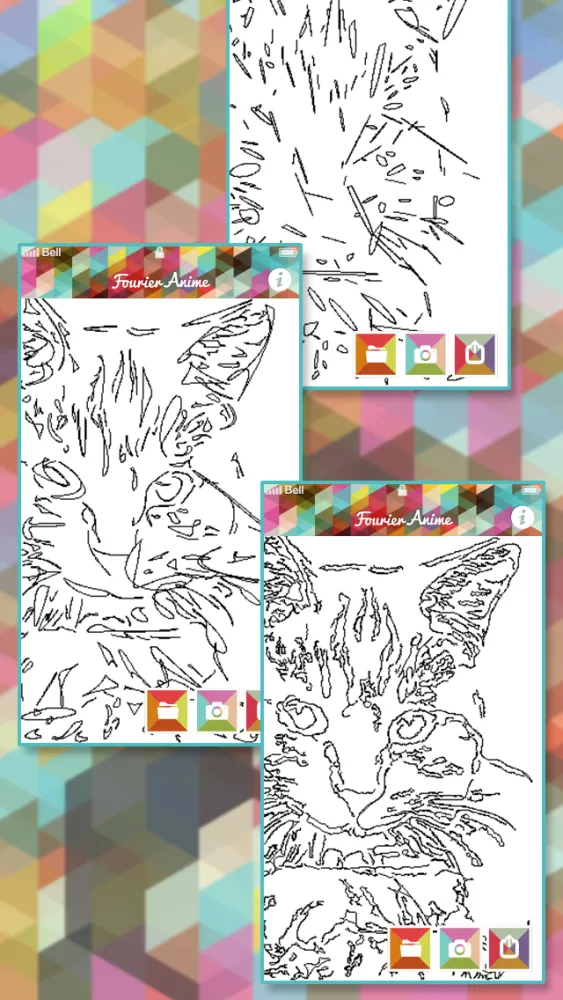 Fourier Anime - Image Transforming by the "Fourier transform" - Screenshots