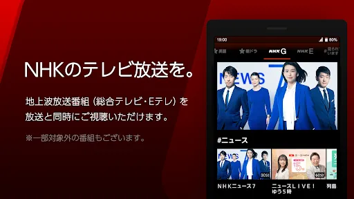 Screenshot di NHK Plus
