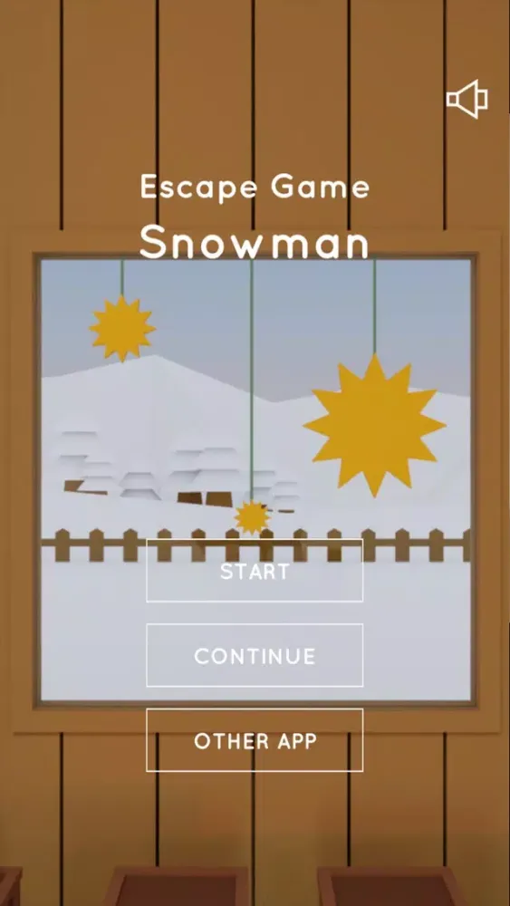 Capturas de tela do Escape Game Snowman