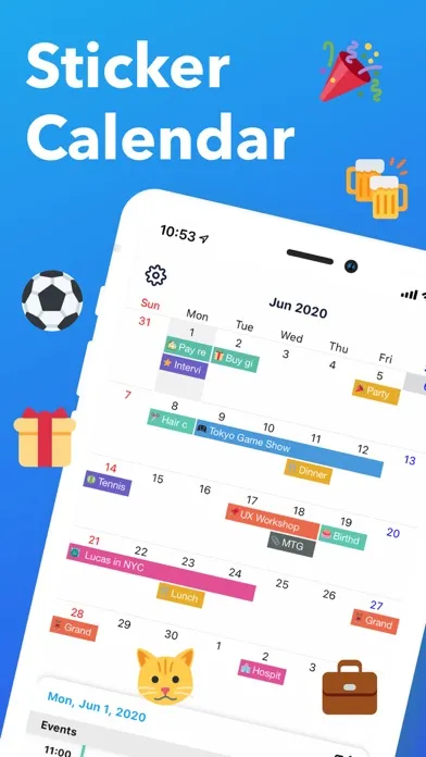 صور Sticker Calendar: Time Planner