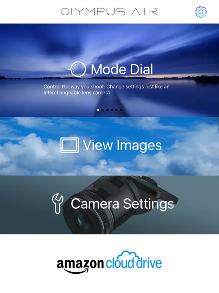 OA.Central for Olympus Air iPad  Screenshots