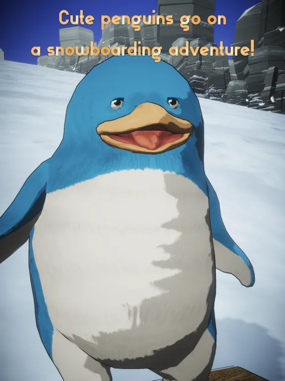 تصاویر Penguin X-Run: Snowboarding iPad 