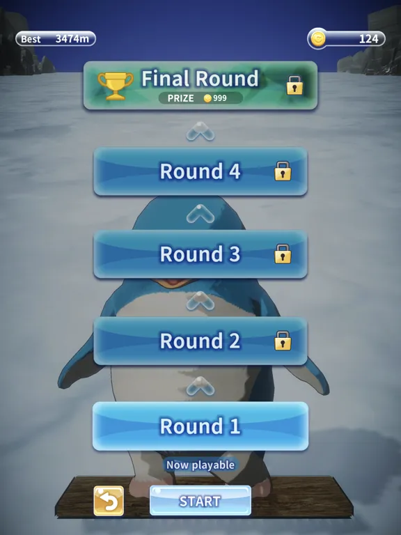 تصاویر Penguin X-Run: Snowboarding iPad 