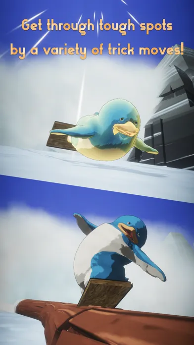 تصاویر Penguin X-Run: Snowboarding