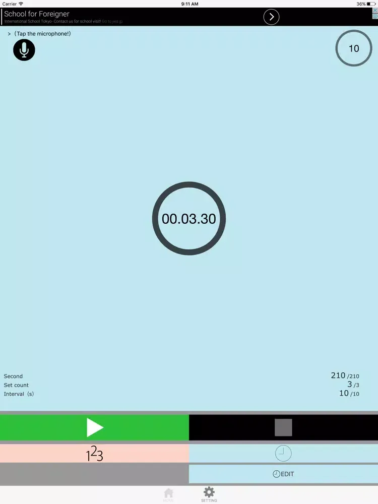 Captures d'écran de TRA-COUNTIMER iPad 