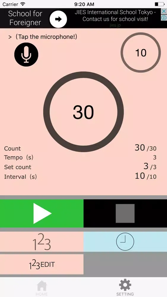 Captures d'écran de TRA-COUNTIMER