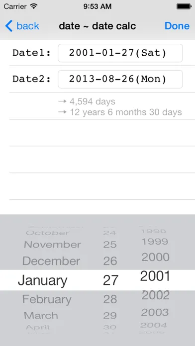 صور DateCalcMemo ～ how many days