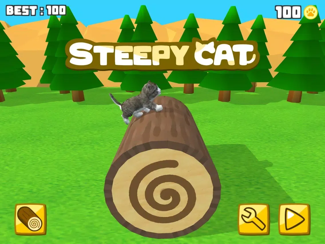 Captures d'écran de Steepy Cat iPad 