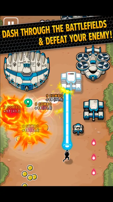 Capturas de tela do BATTLEFIELD DASH