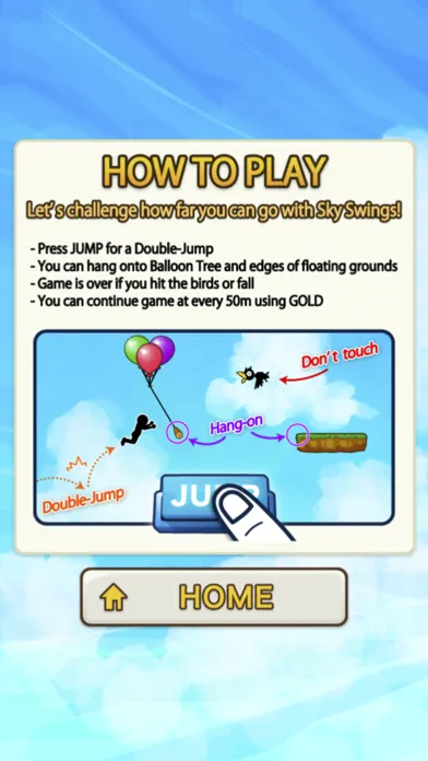 Screenshot di SkySwings