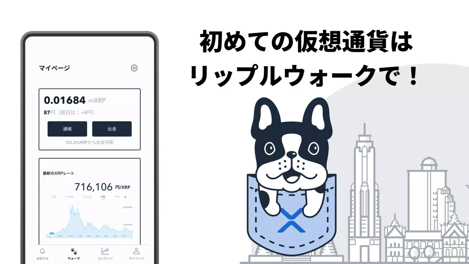 XRPWalk-リップルウォーク-歩いてリップルをもらおう Ekran Görüntüleri