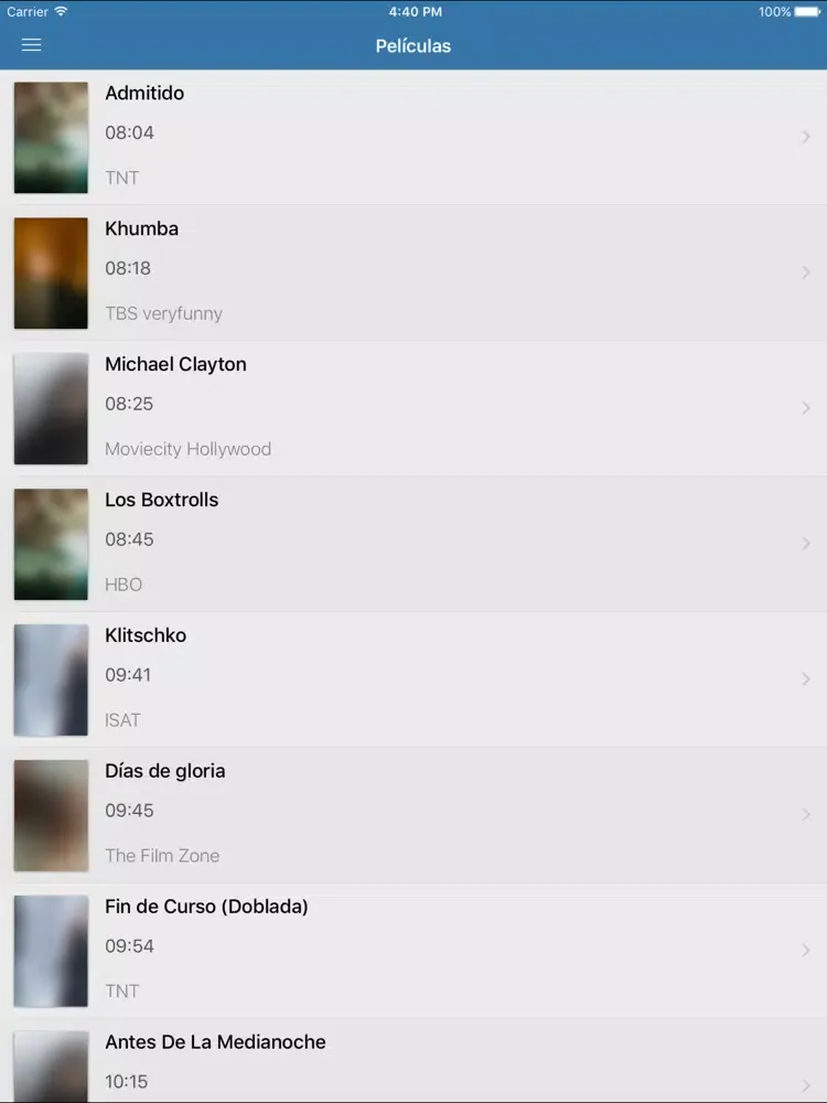 Скриншоты Televisión de Argentina - TV iPad 