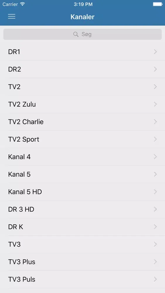 Fjernsyn i Danmark Guide - TV Ekran Görüntüleri
