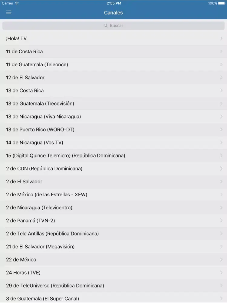 Televisión de Panamá - TV iPad  Screenshots