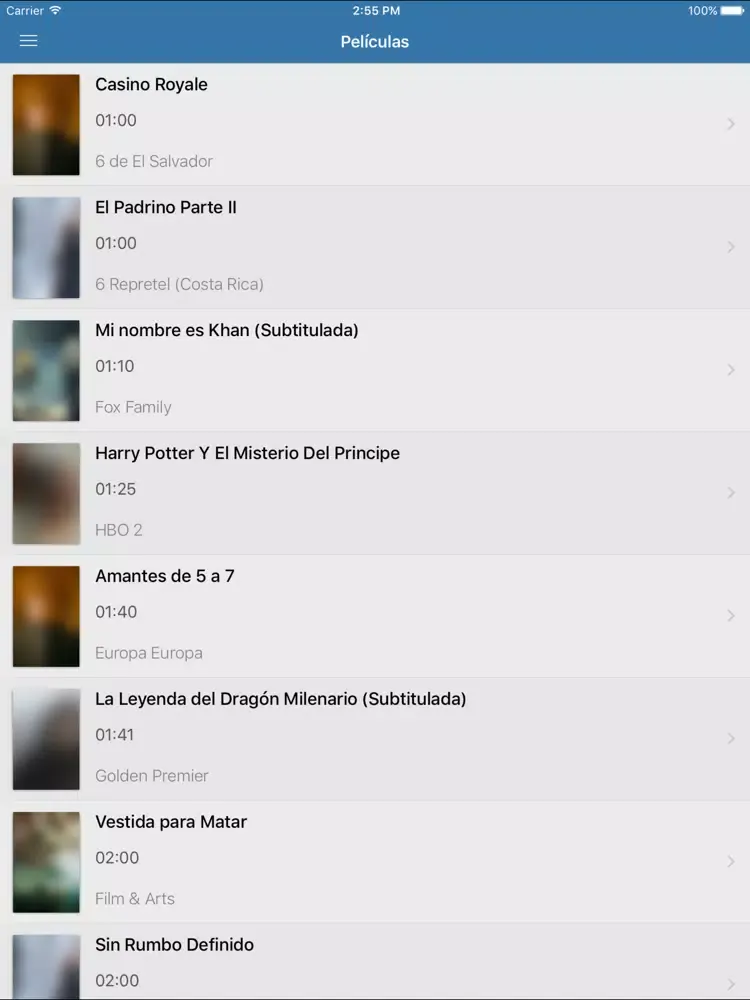 Televisión de Panamá - TV iPad  Screenshots
