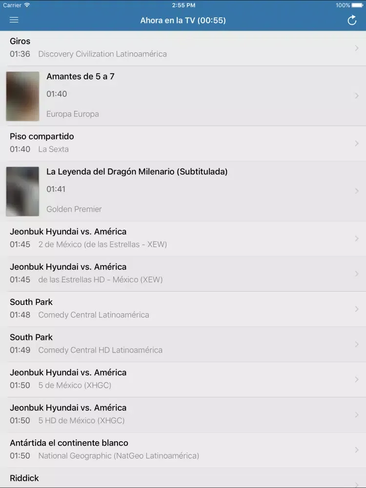 Televisión de Panamá - TV iPad  Screenshots
