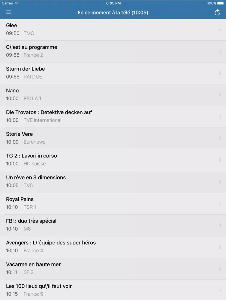 1TV - Suisse Télévision iPad  স্ক্রিনশট