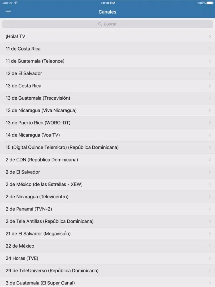 تصاویر 1TV - Televisión de Costa Rica iPad 