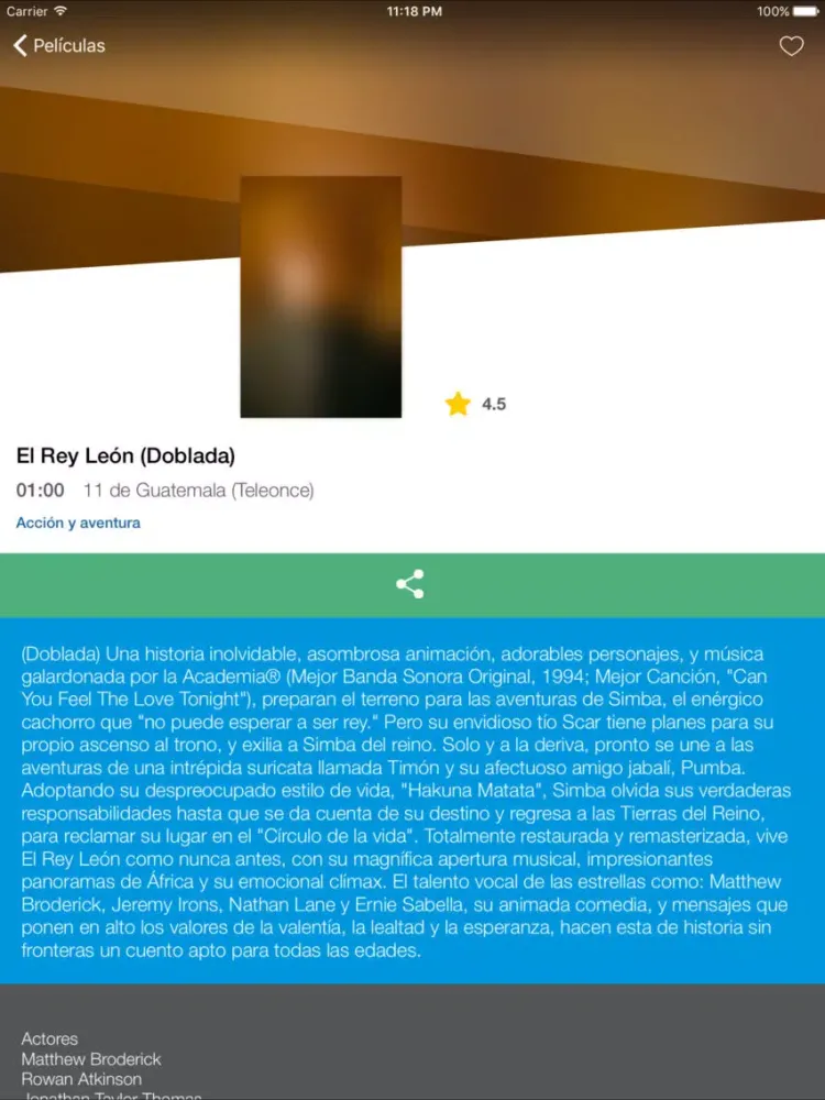 تصاویر 1TV - Televisión de Costa Rica iPad 
