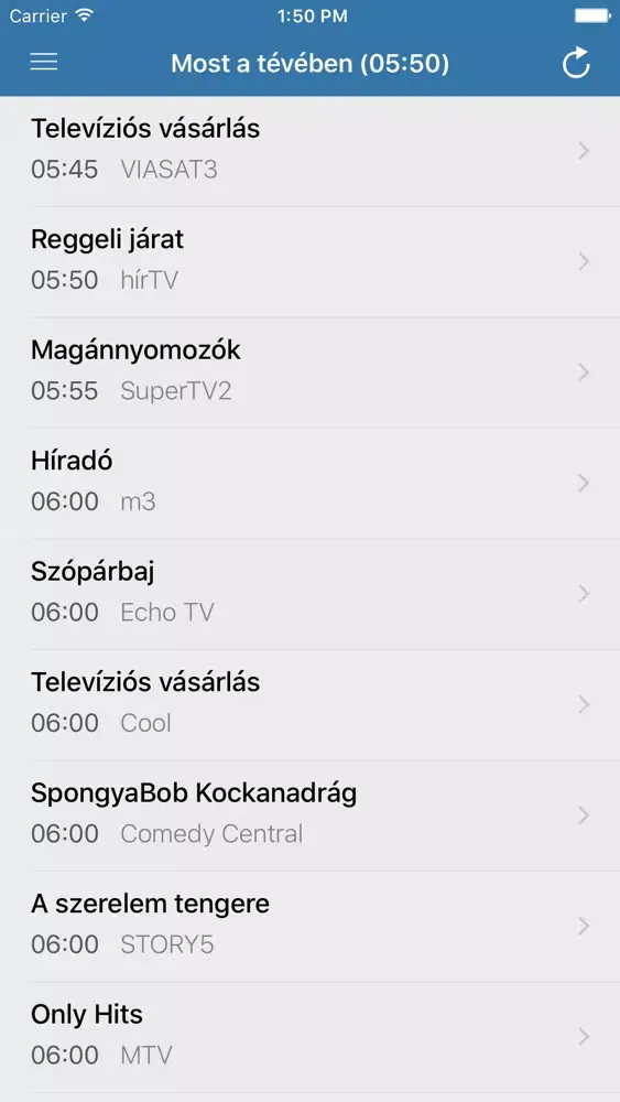 Tangkapan layar 1TV - Magyar Televízió