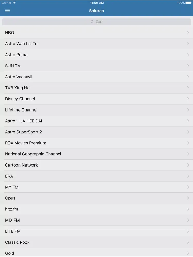 1TV - TV Malaysia Guide iPad  Screenshots