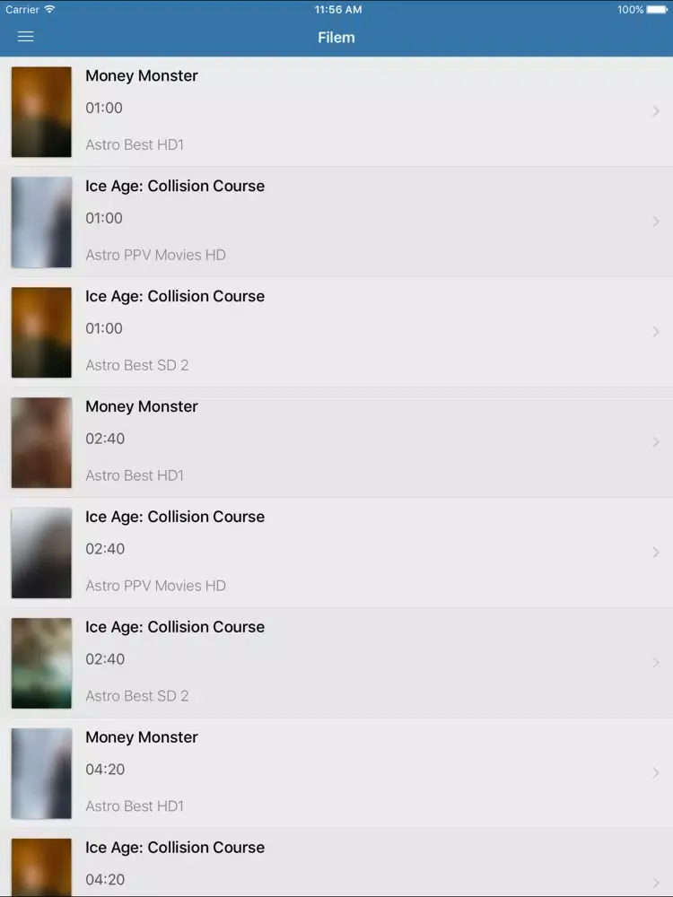 1TV - TV Malaysia Guide iPad  Screenshots