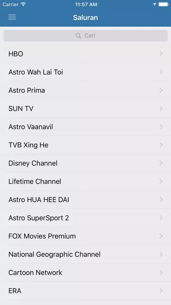 1TV - TV Malaysia Guide Screenshots