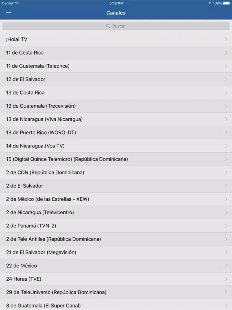 Capturas de pantalla de 1TV - Televisión de Nicaragua iPad 