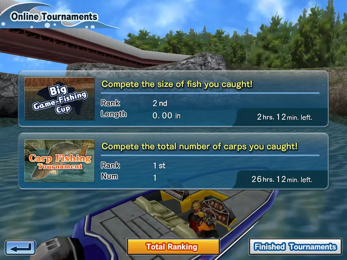Screenshot di Bass Fishing 3D HD iPad 
