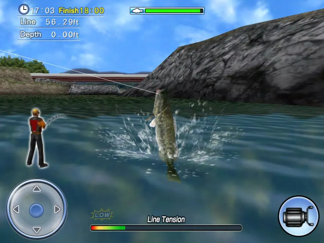 Screenshot di Bass Fishing 3D HD iPad 