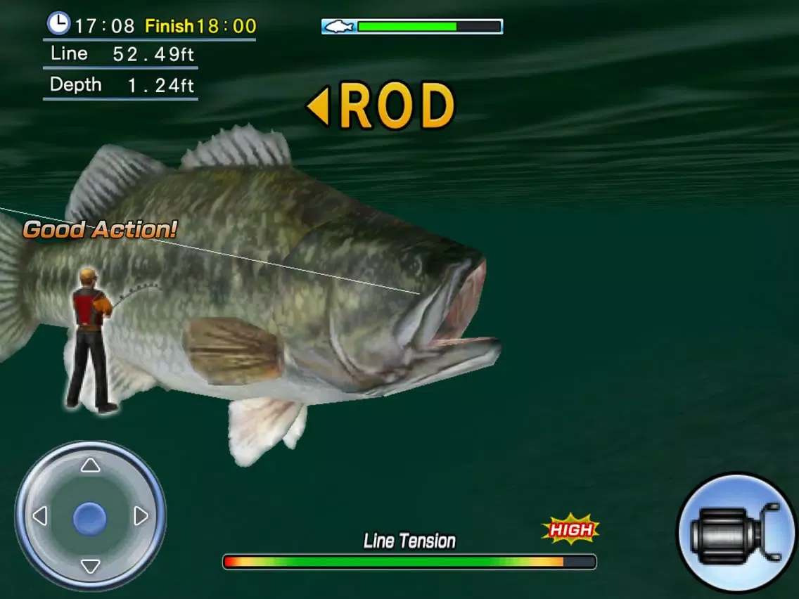 Screenshot di Bass Fishing 3D HD iPad 