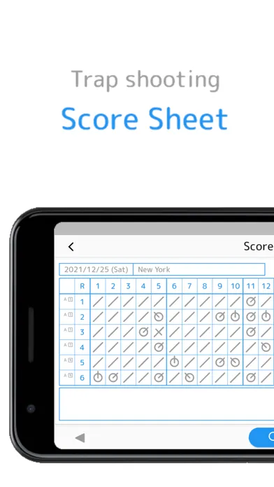 صور TrapShooting ScoreSheet
