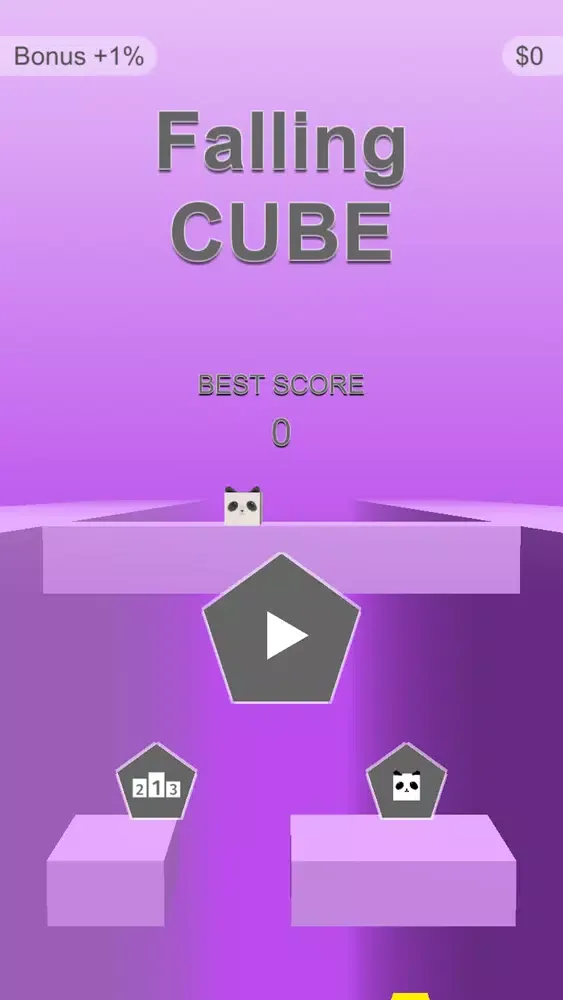 Falling Cube : Hard Game Screenshots