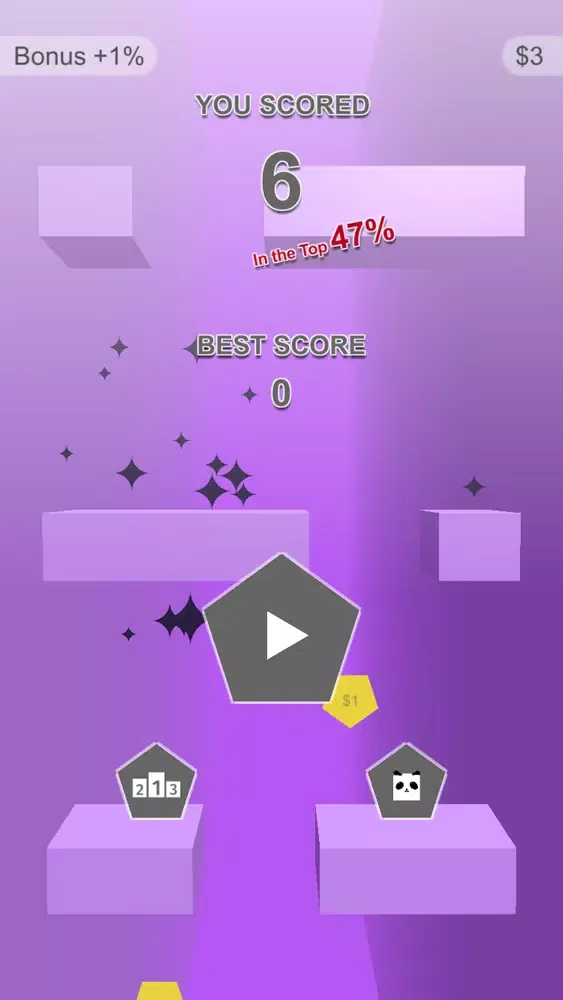 Falling Cube : Hard Game Screenshots